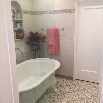 Guest Bathroom, Mediterranean-style Home, Southern California