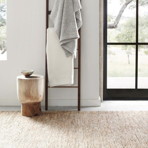 Idea for noshed jute rug look alike?