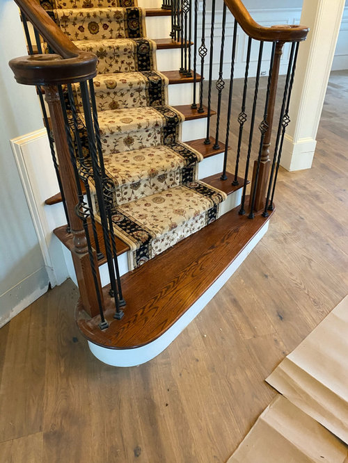 new floors don’t match stairs