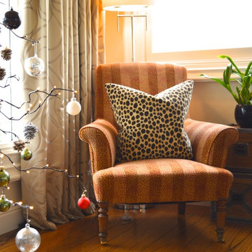 Animal print cushion