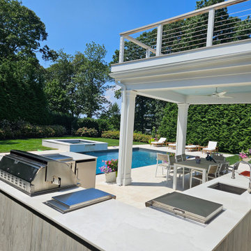 Outdoor Kitchen Designed With The Chef In Mind All Summer Long In The Hamptons