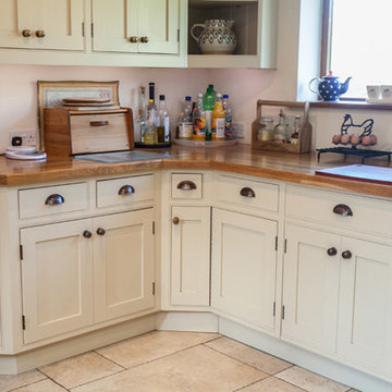Traditional kitchen in a barn conversion
