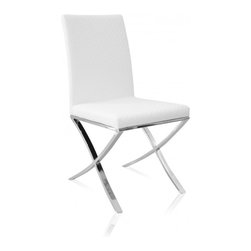 Celeste White Chair - Furniture
