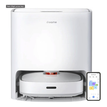 DreameTech DreameBot W10 Self-Cleaning Robot Vacuum and Mop - White