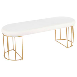 Contemporary Upholstered Benches by LumiSource