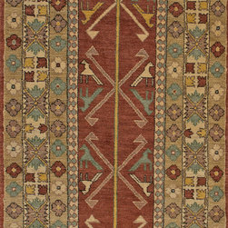 Persian Hamadan runner 2'9 X 16'5 - Area Rugs