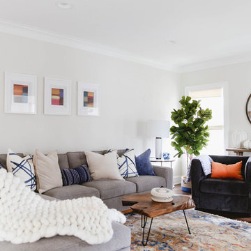 Our Houzz: Bright, Breezy Living Room Caps a Hectic Renovation