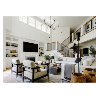 Sammamish Home Renovation - Transitional - Living Room - Seattle - by ...