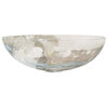 GM Luxury Round 16" Glass Vessel Sink Bowl Above Counter Sink Vanity Washbasin