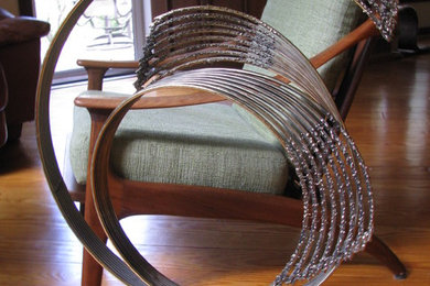 Decorating with Vintage Metal Art