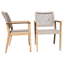 Beach Style Outdoor Dining Chairs by Outdoor Interiors