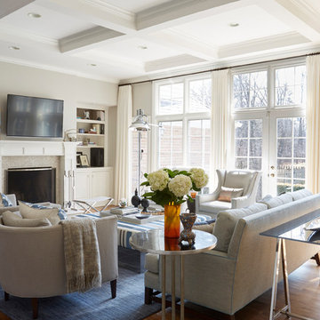 Modern Industrial Family Room