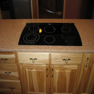Hickory Kitchen with Silestone countertops
