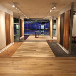 Commercial new construction - Pacific Design Center (West Hollywood) - Hardwood Flooring