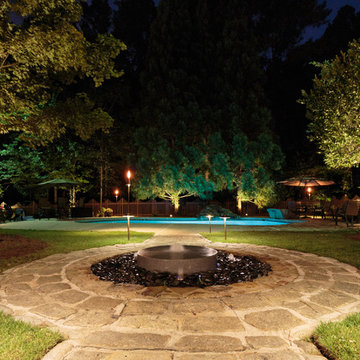 Kennesaw, GA House and Backyard Lighting Project
