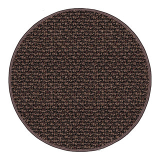 Nugget Indoor/Outdoor Carpet, Soft Textured Loop Rugs, Round 10 ...