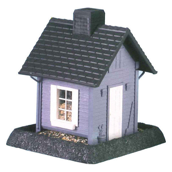 5 lb. Capacity Blue Cottage Birdfeeder