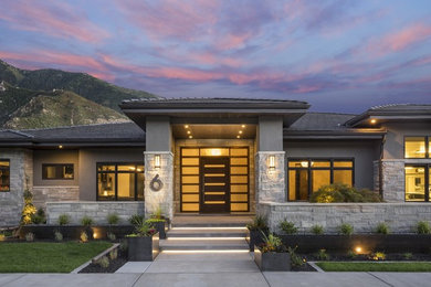 Photo of a contemporary exterior in Salt Lake City.