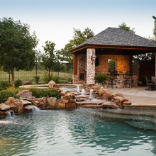 outdoor kitchen cabana