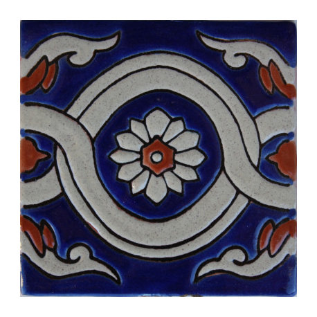 4.2x4.2 9 pcs Alhambra Atenas 4B Talavera Mexican Tile