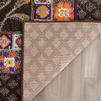 Safavieh Monaco Collection MNC240 Rug, Brown/Multi, 2'2" X 10'