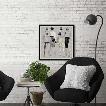 "Ready to Party" Framed Painting Print