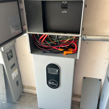 EG4 45KW Battery Backup + 52 panel Q-cell 410 21kW Rooftop Array