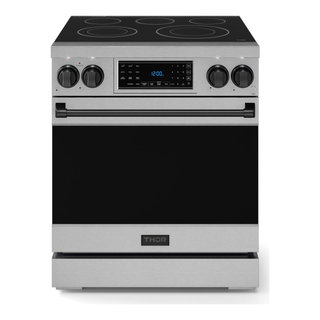 Professional Electric Range, Tilt Panel Touch Control, 30 ...