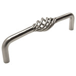 Cosmas - Cosmas 9992-128 Birdcage Cabinet Pull, Satin Nickel - Manufacturer: Cosmas