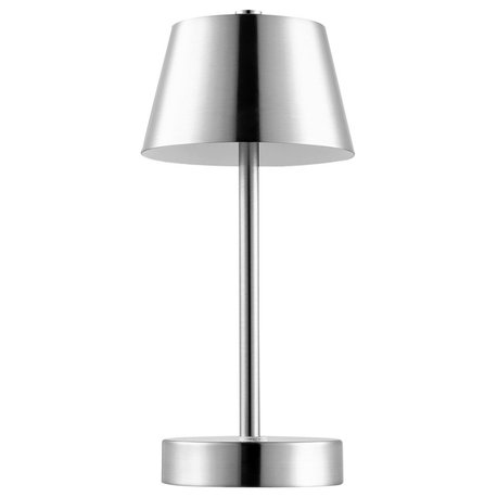 Safavieh Laita Rechargeable LED Table Lamp Santin Nickel