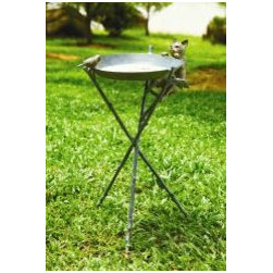 Curious Cat & Bird Birdbath - Bird Baths
