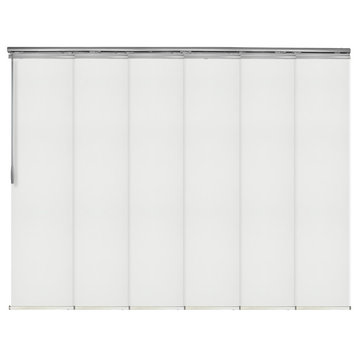 Danilo 6-Panel Track Extendable Vertical Blinds 98-130"W