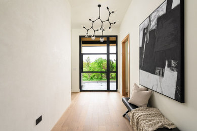 Minimalist entryway photo in Austin