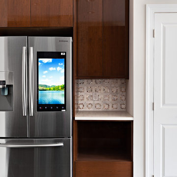 Smart Screen Technology Interface in Refrigerator