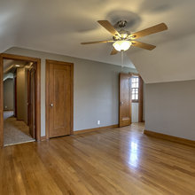 wooden baseboards