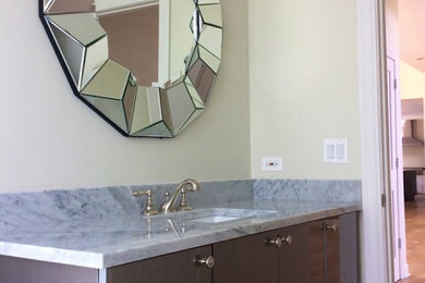 Elegant bathroom photo in Chicago
