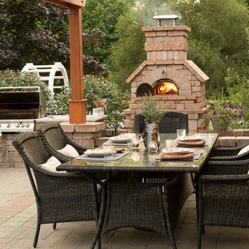 Patio Complete with Fire Feature