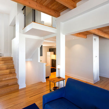 Roxbury Contemporary Single Family - Living Room