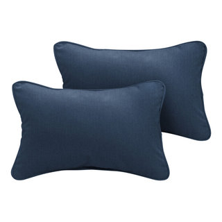 Sunbrella Indoor/Outdoor Spectrum Indigo Outdoor Pillow Set