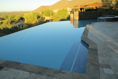 Pool - contemporary pool idea in Phoenix