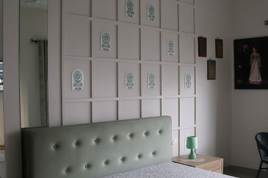 Bedroom - zen bedroom idea in Other