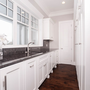 Galley Style Laundry Room