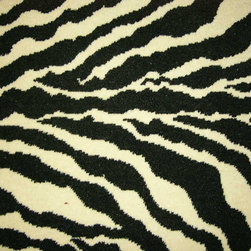 Zebra wool carpet - Flooring