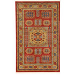 Unique Loom - Unique Loom Red Bardiya Sahand 5'x8' Area Rug - Our Sahand Collection brings the authentic feel of Persia into your home. Not only are these rugs unique, they can also be used in a variety of decorative ways. This collection graciously blends Persian and European designs with today's trends. The mixture of bright and subtle colors, along with the complexity of the vivacious patterns, will highlight any area in your house.