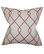 Jolo Geometric Pillow Rosewood 20"x20"