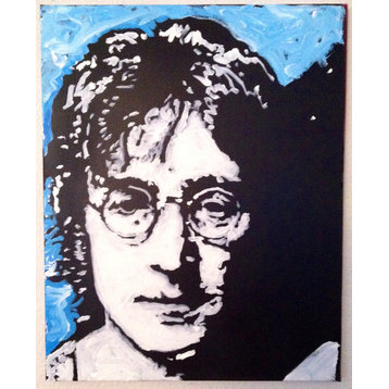 John Lennon Portrait Painting 16"x20" by Matt Pecson