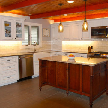 White and Cherry Kitchen