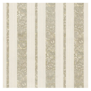 Brewster Home Fashions Merle Floral Stripe Lavender Wallpaper