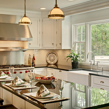 White Kitchen in Basking Ridge