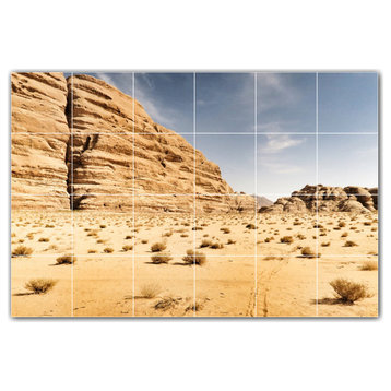 Desert Ceramic Tile Wall Mural HZ500479-64S. 25.5" x 17"